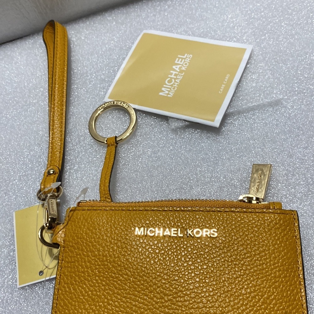 NWT 🔥 Michael kors sm coin purse leather - Picture 9 of 12